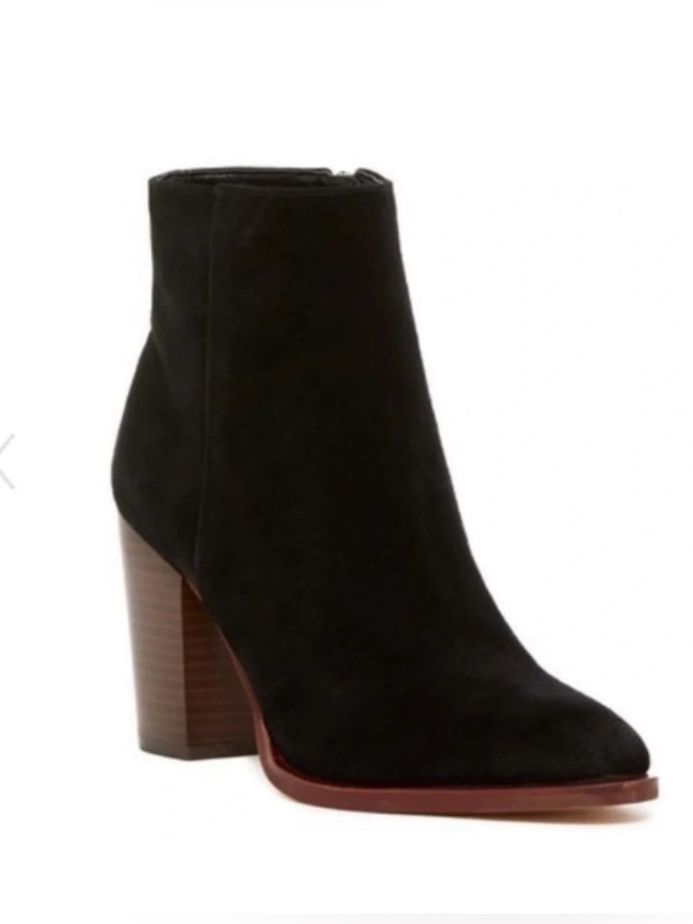 Sam Edelman Blake Women's Black Suede block heel Ankle Boot 6.5 $170